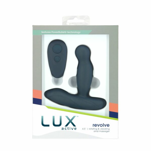 Масажер простати з ротацією та вібрацією Lux Active Revolve, пульт ДК - Зображення 6