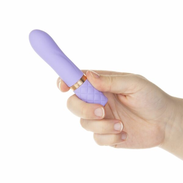 Розкішний вібратор Pillow Talk Flirty Purple Special Edition, Сваровскі, пов’язка на очі+гра - Зображення 7