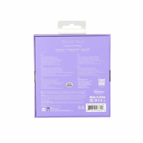 Розкішний вібратор Pillow Talk Flirty Purple Special Edition, Сваровскі, пов’язка на очі+гра - Зображення 9
