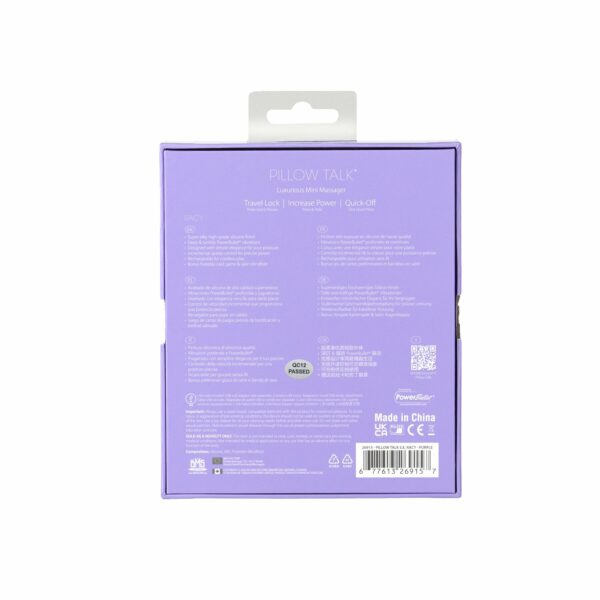 Розкішний вібратор Pillow Talk Racy Purple Special Edition, Сваровскі, пов’язка на очі+гра - Зображення 10