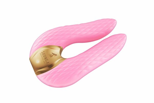 Вібратор для клітора Shunga Aiko Light Pink, гнучкі кінчики - Зображення 2