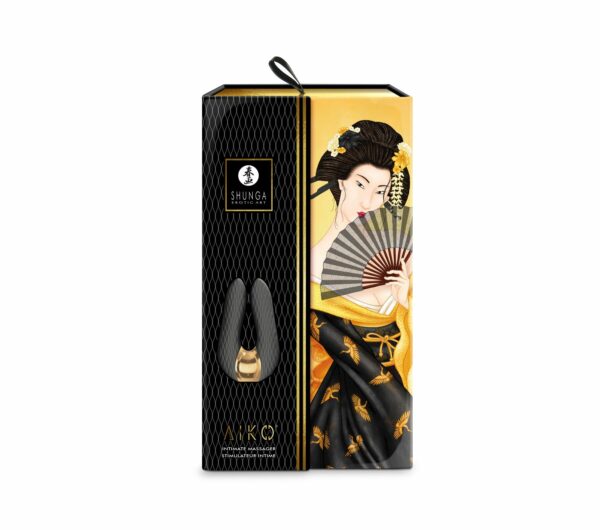 Вібратор для клітора Shunga Aiko Black, гнучкі кінчики - Зображення 6