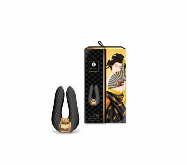 Вібратор для клітора Shunga Aiko Black, гнучкі кінчики - Зображення 7