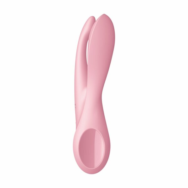 Кліторальний вібратор Satisfyer Threesome 1 Pink з трьома гнучкими пальчиками - Зображення 3