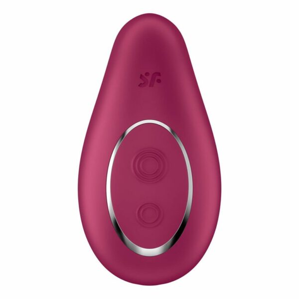 Вібратор Satisfyer Dipping Delight Berry, 2 мотори, гнучкий кінчик - Зображення 3