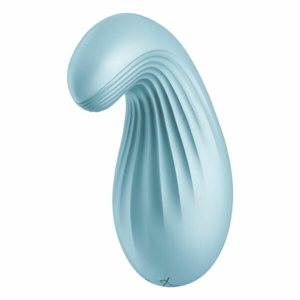 Вібратор Satisfyer Dipping Delight Light Blue, 2 мотори, гнучкий кінчик - Зображення 2