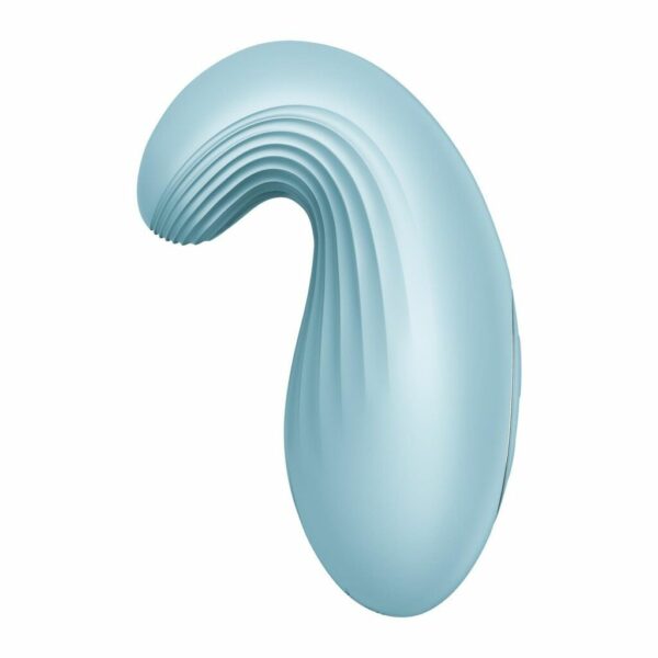 Вібратор Satisfyer Dipping Delight Light Blue, 2 мотори, гнучкий кінчик - Зображення 4