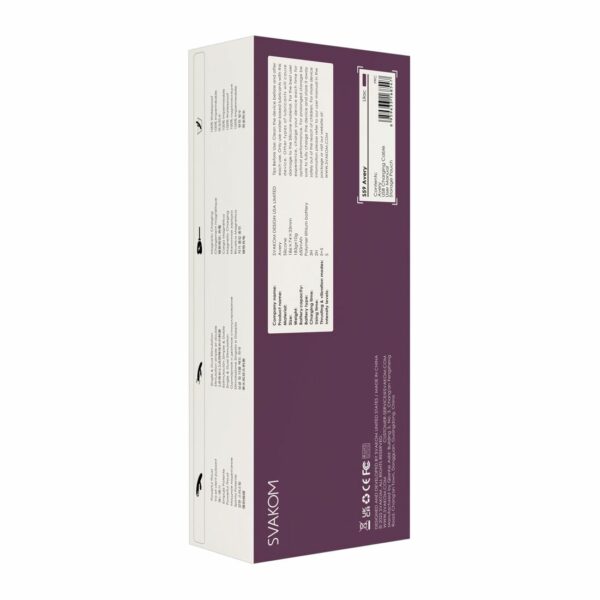Вібратор-кролик Svakom Avery Lilac зі стовбуром, що рухається, рух вперед-назад - Зображення 8