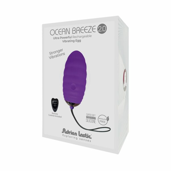 Виброяйце Adrien Lastic Ocean Breeze 2.0 Purple - Зображення 4