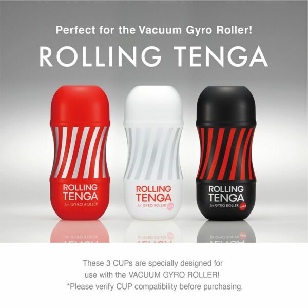 Автоматичний мастурбатор Tenga VACUUM GYRO ROLLER SET, ротація та вакуум, сумісний з Tenga Cup - Зображення 6