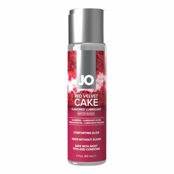 Набір смакових змазок JO Champagne & Red Velvet Cake (2×60 мл), Limited Edition - Зображення 3