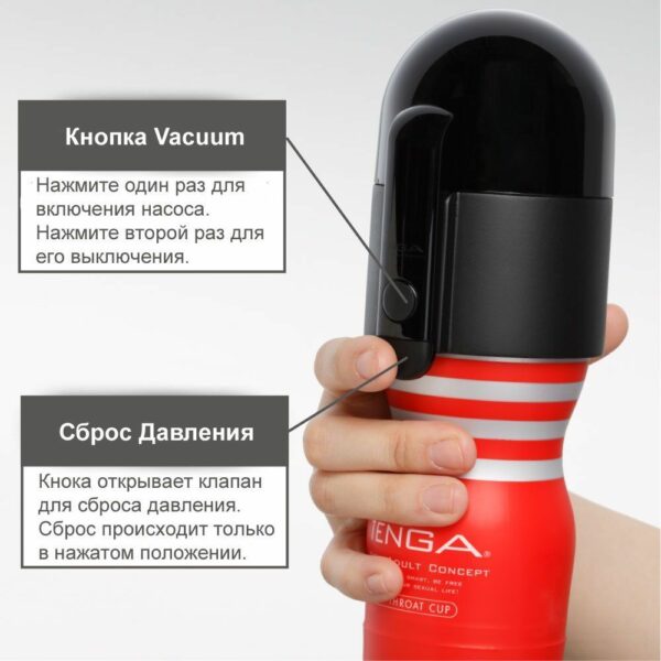 Вакуумна насадка Tenga Vacuum Controller, єдиний, що смокче (без мастурбатора) - Зображення 2