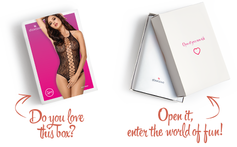 Бодістокінг з ефектом шнурівки Obsessive B113 teddy S/M/L відкрита спина, халтер, з доступом - Зображення 7