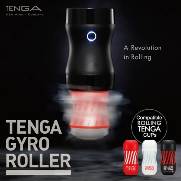 Мастурбатор Tenga Rolling Tenga Gyro Roller Cup Strong, новий рельєф для стимуляції обертанням - Зображення 3