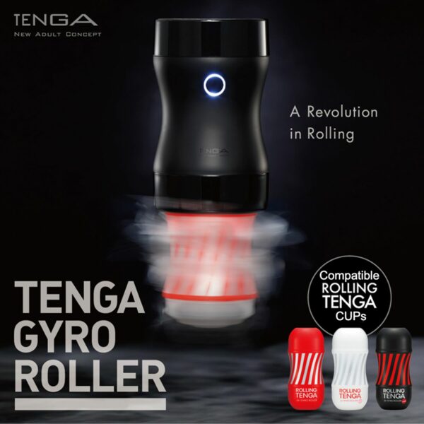 Мастурбатор Tenga Rolling Tenga Gyro Roller Cup Gentle, новий рельєф для стимуляції обертанням - Зображення 3