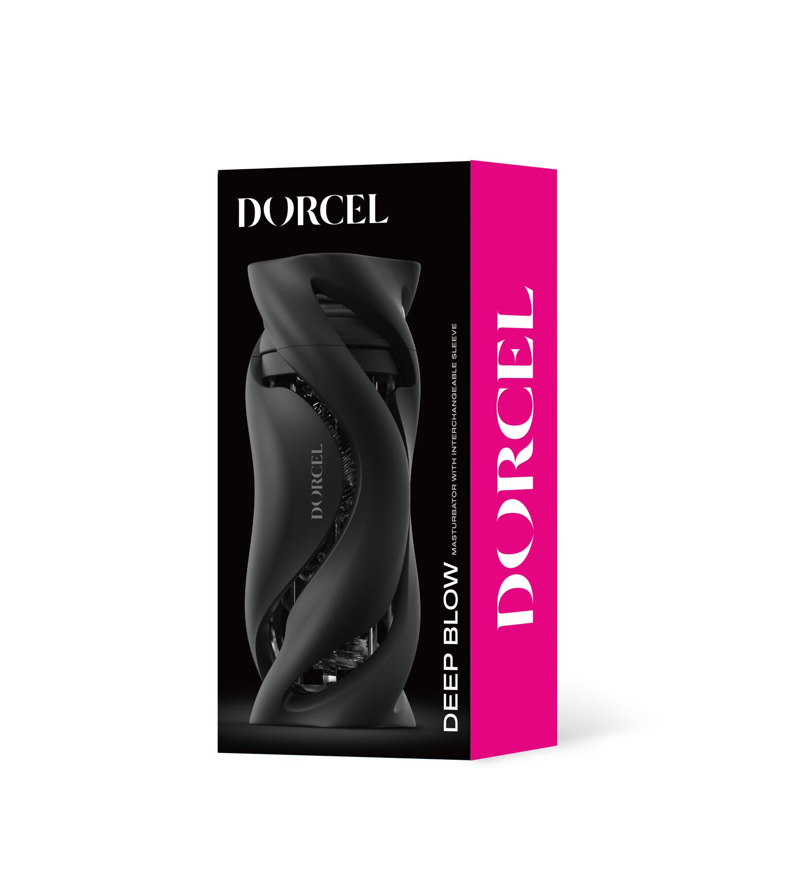 Мастурбатор Dorcel DEEP BLOW BLACK, подвійне використання - Зображення 6