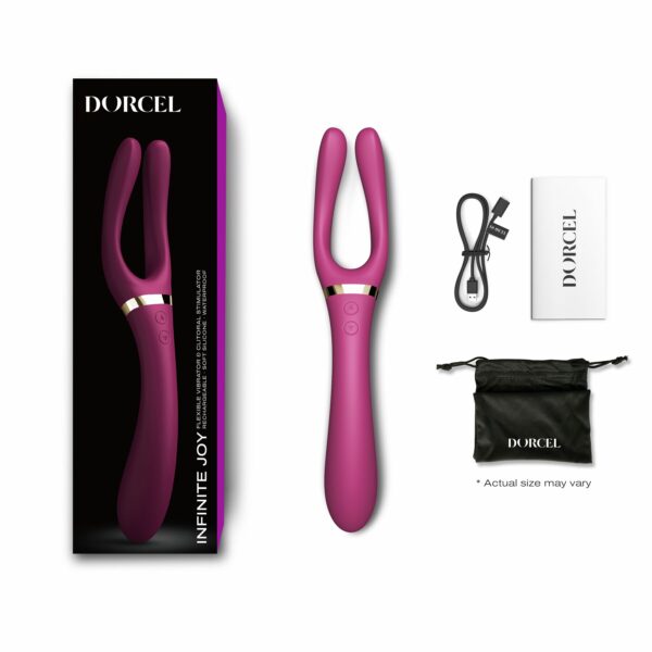 Вібратор-стимулятор Dorcel INFINITE JOY PLUM, багатофункціональний, унісекс - Зображення 6