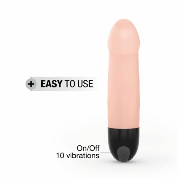 Вібратор Dorcel Real Vibration S Flesh 2.0, діаметр 3,7см, перезаряджається, для точки G - Зображення 3