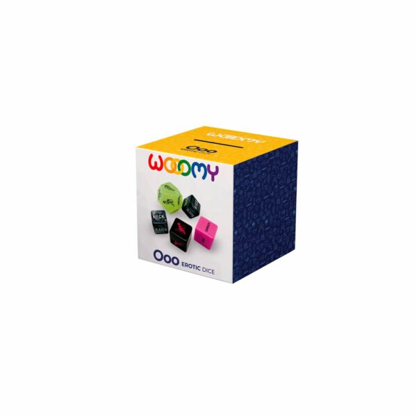 Набір кубиків Wooomy Ooo 5 Dice Set (EN): місця та пози для сексу, інтимні дії та частини тіла - Зображення 4