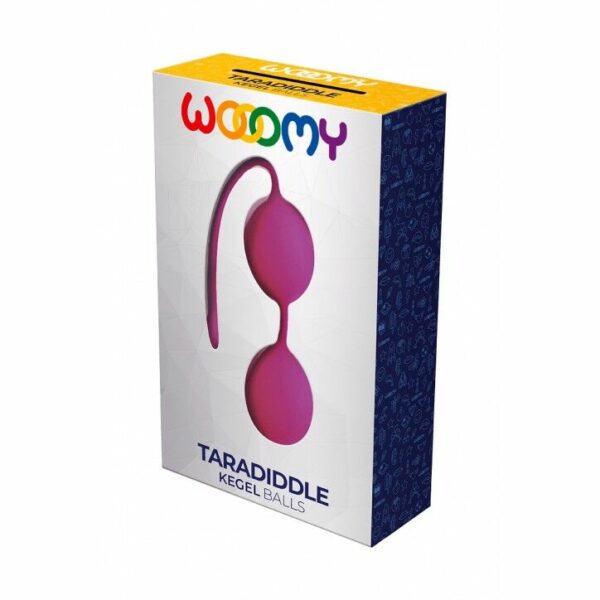 Вагінальні кульки Wooomy Taradiddle Kegel Ball, діаметр 3,5 см, маса 54 г - Зображення 3