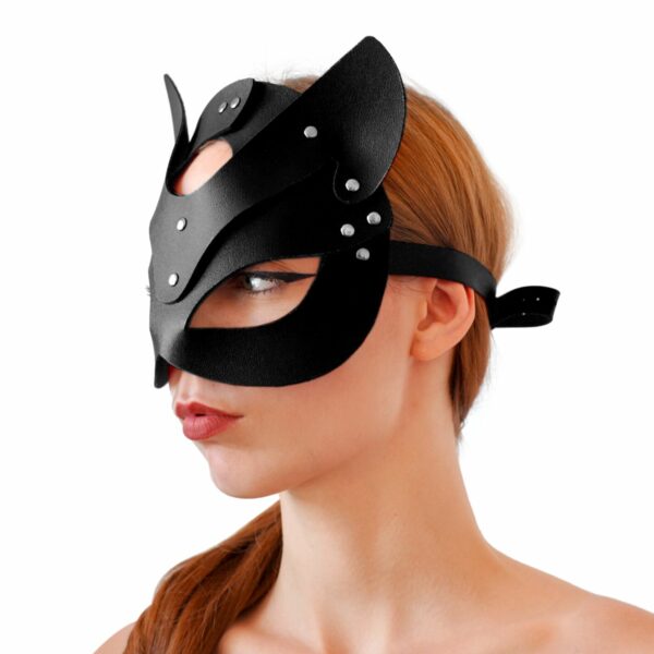 Маска Кішечки Art of Sex - Cat Mask, Чорний - Зображення 3