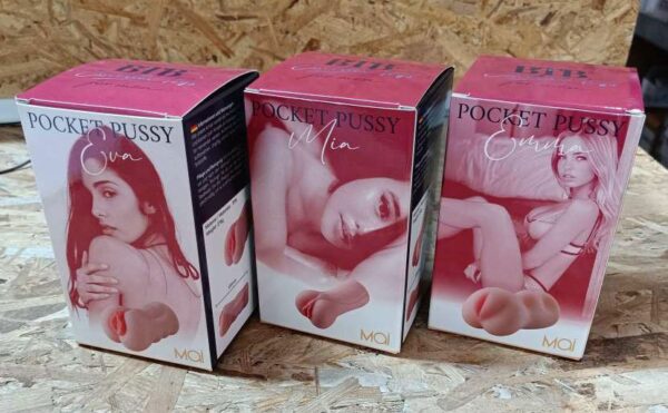 Мастурбатор-вагіна MAI Pocket Pussy Roxanne Flesh (у пакованні від іншої моделі) - Зображення 3
