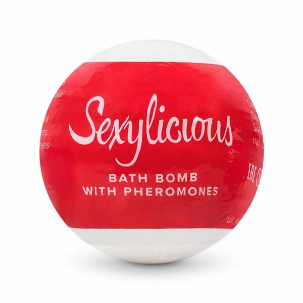 Бомбочка для ванни з феромонами Obsessive Bath bomb with pheromones Sexy (100 г)