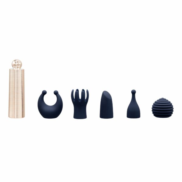 Вібромасажер Pillow Talk Secrets Desires 6-Piece Mini Massager Set - Navy - Зображення 2