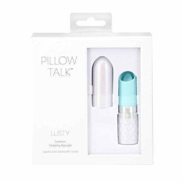 Вібратор Pillow Talk Lusty Luxurious Flickering Massager - Teal - Зображення 7