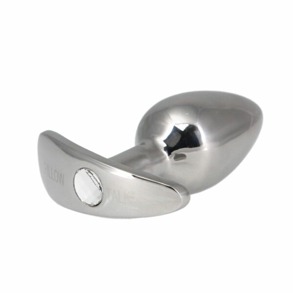 Анальна пробка Pillow Talk Sneaky Luxurious Stainless Steel Anal Plug із кристалом Swarovski - Зображення 2