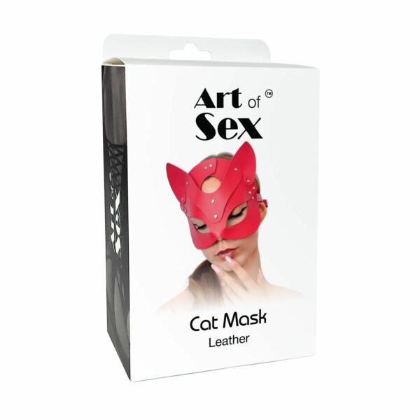 Маска Кішечки Art of Sex - Cat Mask, Красный - Зображення 5