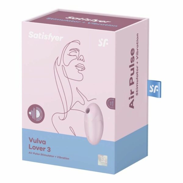 Вакуумний стимулятор Satisfyer Vulva Lover 3 Pink - Зображення 4