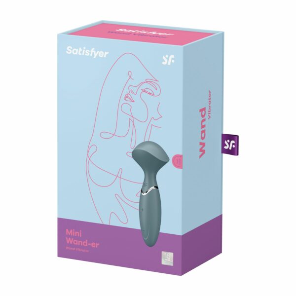 Вібромасажер Satisfyer Mini Wand-er Grey - Зображення 7