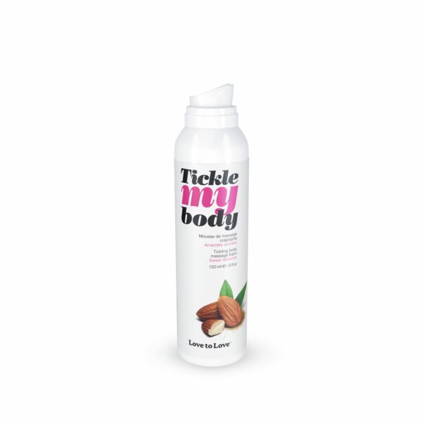 Масажна піна Love To Love Tickle my body Sweet almonds (150 мл), зволожувальна - Зображення 2