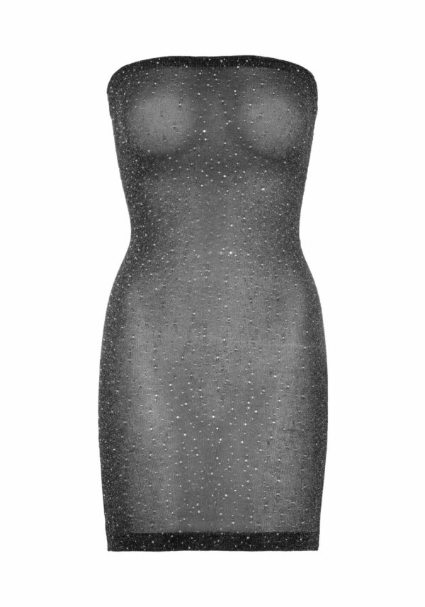 Сукня-бандо зі стразами Leg Avenue Lurex rhinestone tube dress, з люрексом, one size - Зображення 4