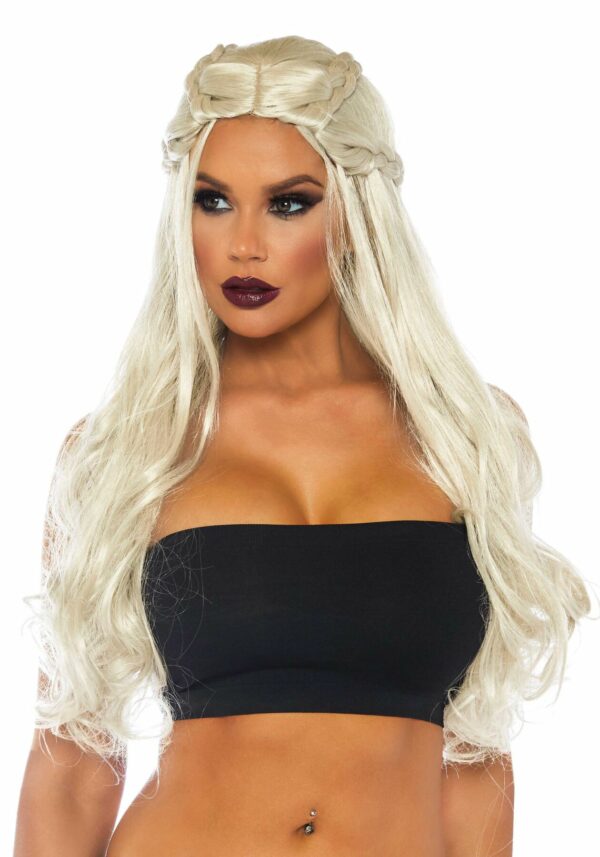 Перука Дейєнеріс Таргарієн Leg Avenue Braided long wavy wig Blond, платинова, довжина 81 см - Зображення 3