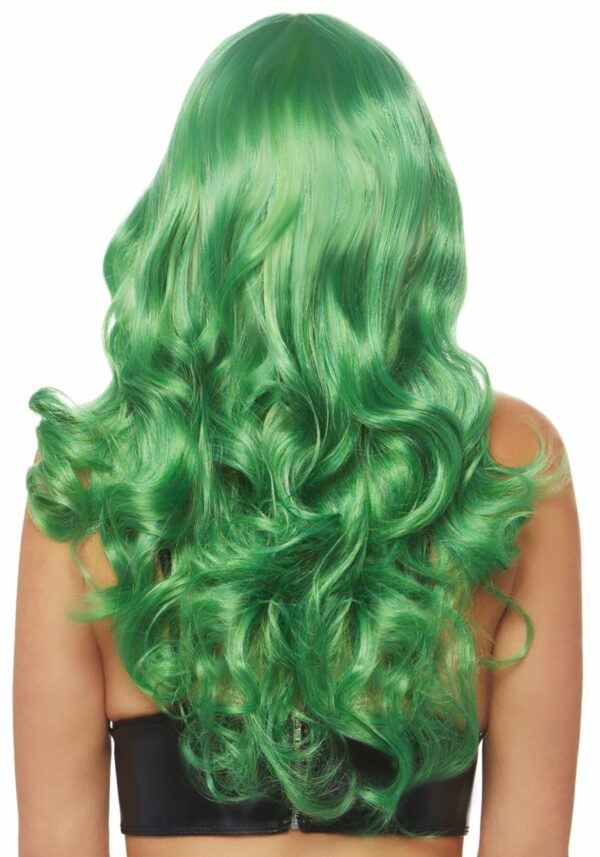 Хвиляста перука Leg Avenue Misfit Long Wavy Wig Green, довга, реалістичний вигляд, 61 см - Зображення 2