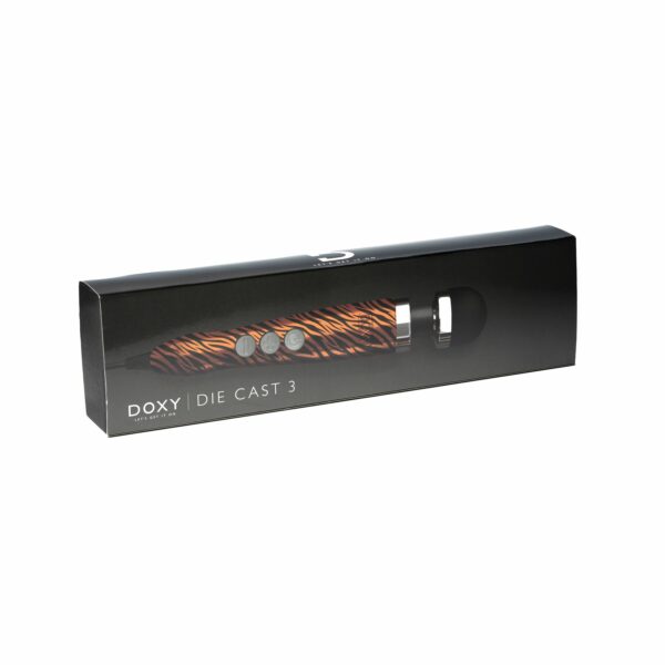 Вібромасажер DOXY Die Cast 3 TIGER, дуже потужний, живлення 220В, металевий корпус - Зображення 2