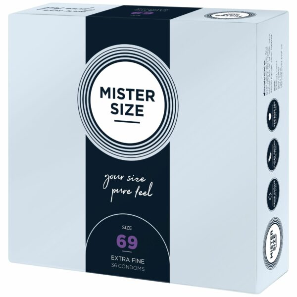 Презервативи Mister Size - pure feel - 69 (36 condoms), товщина 0,05 мм - Зображення 2