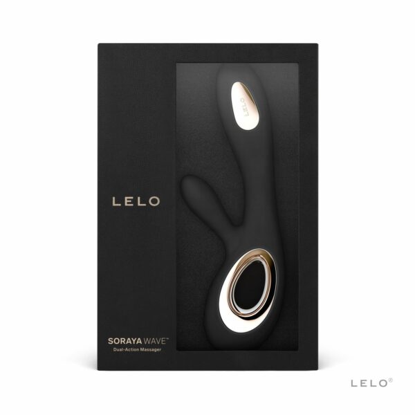 Вібратор-кролик LELO Soraya Wave Black, манливі рухи стовбура - Зображення 8