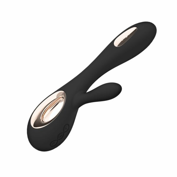 Вібратор-кролик LELO Soraya Wave Black, манливі рухи стовбура - Зображення 5