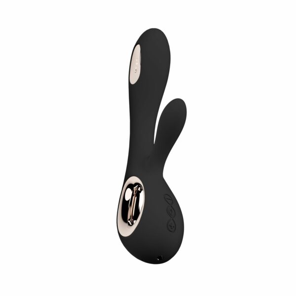 Вібратор-кролик LELO Soraya Wave Black, манливі рухи стовбура - Зображення 4