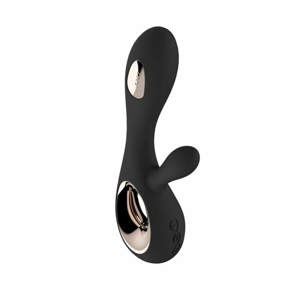 Вібратор-кролик LELO Soraya Wave Black, манливі рухи стовбура - Зображення 2