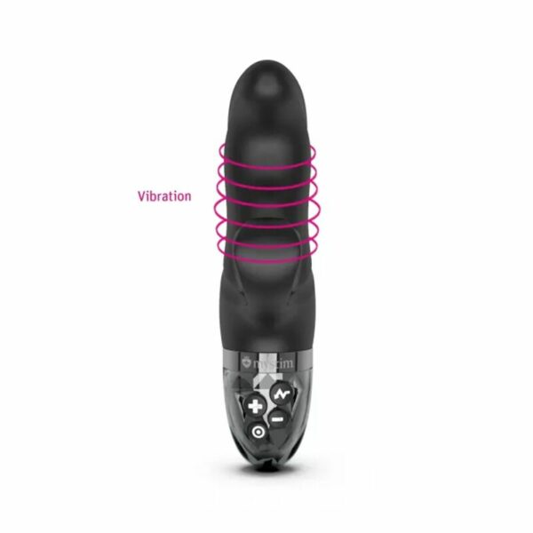 Вібратор-кролик з електростимуляцією Mystim Hop Hop Bob Black Edition - Зображення 5