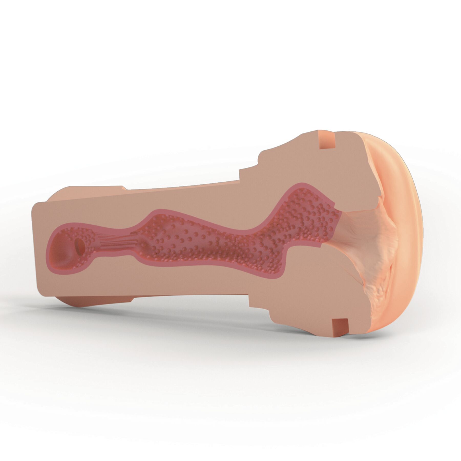 Мастурбатор-вагіна Mystim O(h) PUSH ME Vagina, можна стискати та регулювати вакуум - Зображення 4