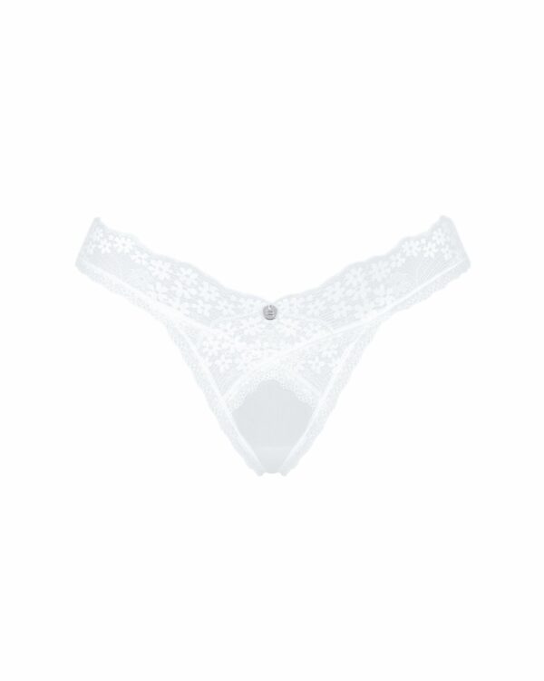 Мереживні танга Obsessive Heavenlly thong M/L - Зображення 5