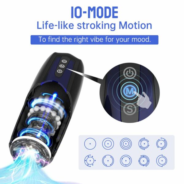 Інтерактивний смарт мастурбатор Magic Motion Xone, імітація фрикцій, 10 режимів, кнопка турбо - Зображення 4