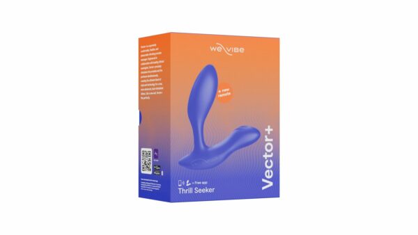 Смарт-вібромасажер простати We-Vibe Vector+ ROYAL BLUE, пульт ДК, регульований кут нахилу - Зображення 8