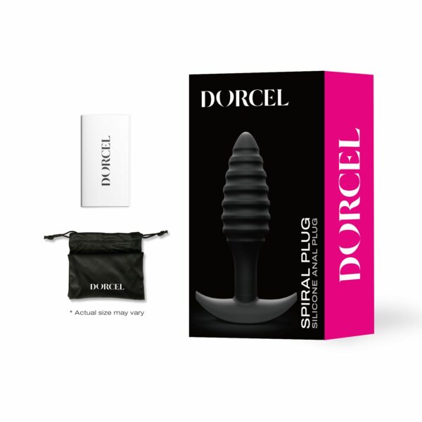 Анальна пробка Dorcel SPIRAL PLUG, діаметр 3 см, силікон - Зображення 3