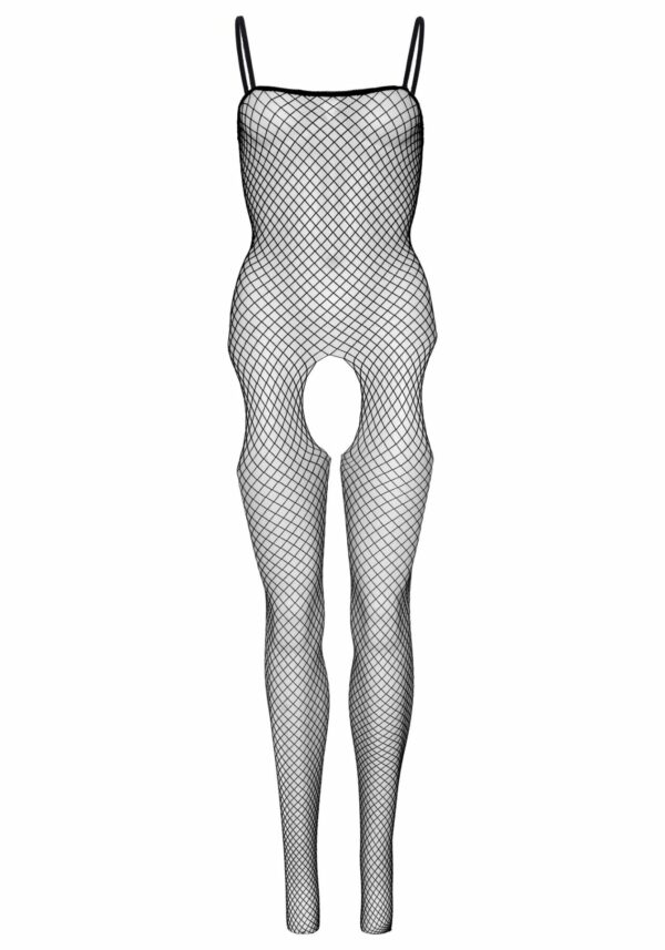 Бодістокінг Leg Avenue Suspender Bodystocking One size Black, велика сітка, доступ - Зображення 5